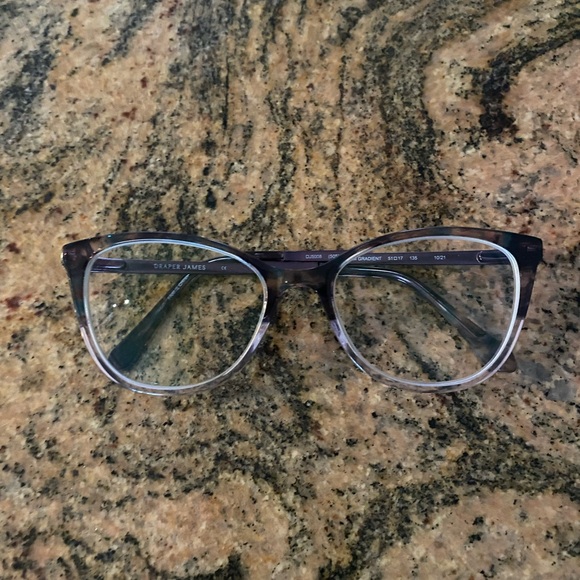Draper James DJS008 Plum Gradient Eyeglasses - 51-17-135 - Picture 3 of 11
